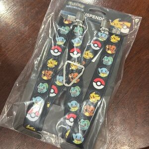 NWT Pokemon Suspenders